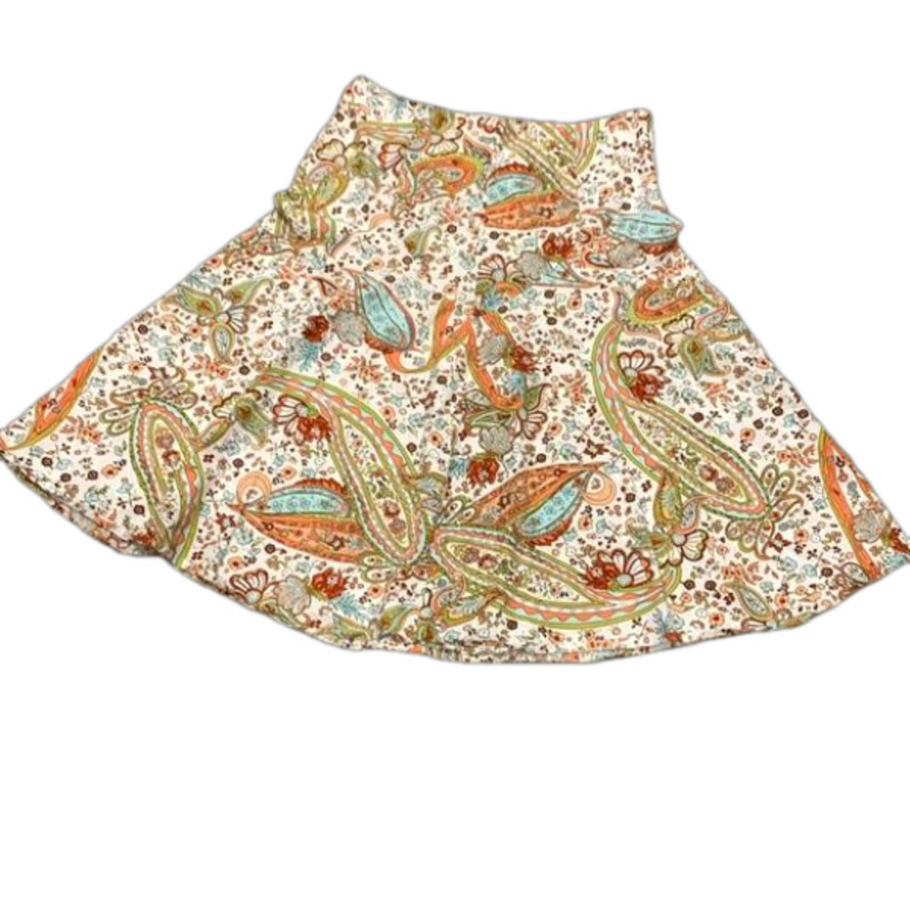 MISS Chievous Floral Paisley Bohemian Flare Skirt Size 11